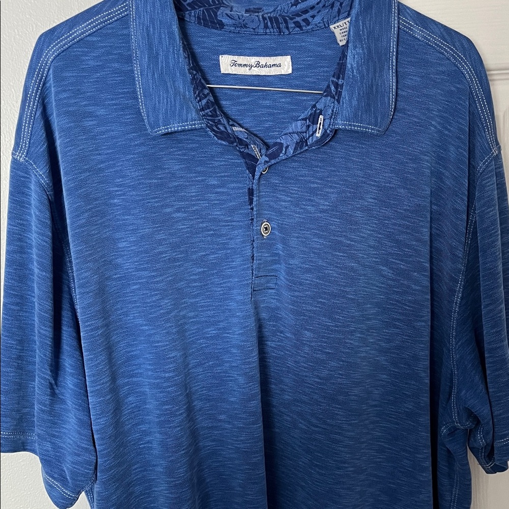 Tommy Bahama Men's Ocean Blue Polo
